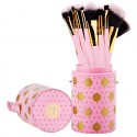 BH Cosmetics Dot Collection - 11 Piece Brush Set Pink