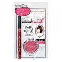 Koji Dolly Wink Liquid Eyeliner Waterproof (Black) + Pink Cream Eyeshadow