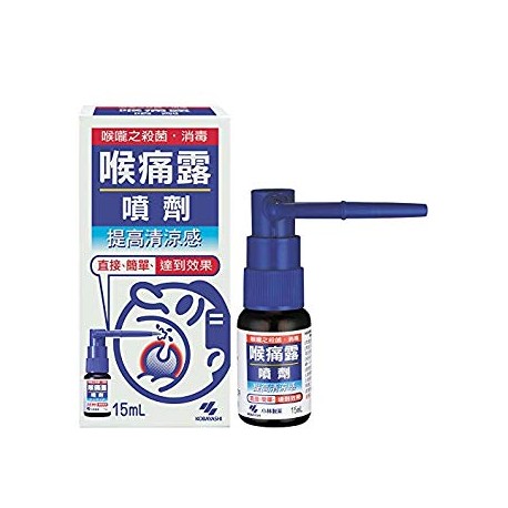 Kobayashi Nodonuru Throat Spray 15ml