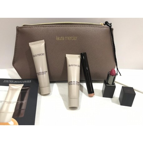 LAURA MERCIER Nude Pouch With Deluxe Size