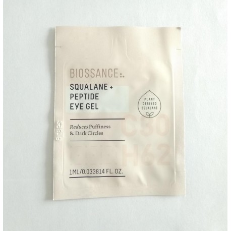 BIOSSANCE SQUALANE + PEPTIDE EYE GEL SACHET