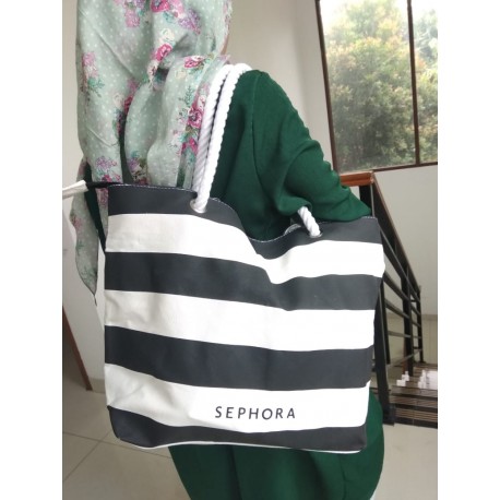 Sephora Canvas Strip Bag