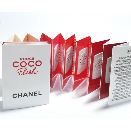 Chanel Rouge Coco Flash Lipstick Card