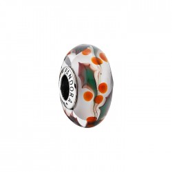 PANDORA Christmas Holly' Murano Glass Bead Charm