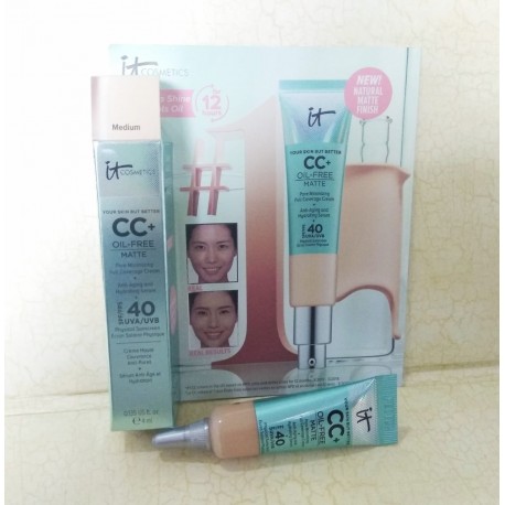 It Cosmetics CC+ Cream Oil-Free Matte with SPF 40 Medium 4ml