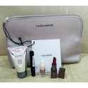 Laura Mercier Gold beauty Bag + Deluxe Size