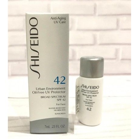 SHISEIDO Urban Environment Oil-Free UV Protector SPF 42 Sunscreen 7ml