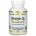 California Gold Nutrition, Vitamin D3, 5,000 IU, 360 Fish Gelatin