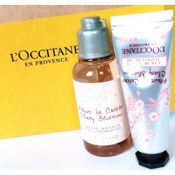 L'occitane Cherry Blossom Hand Cream + Shower Gel Set