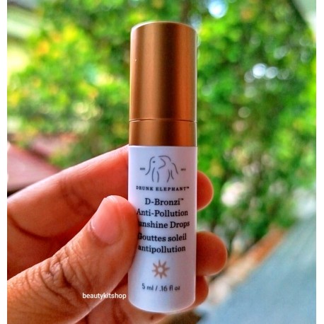 DRUNK ELEPHANT D-Bronzi Anti-Pollution Sunshine Drops – 8ml Unbox