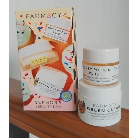 Sephora Set Farmacy Green Clean & Honey Potion Plus