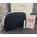 POUCH DIOR BLACK SUEDE FREE VIAL PARFUM