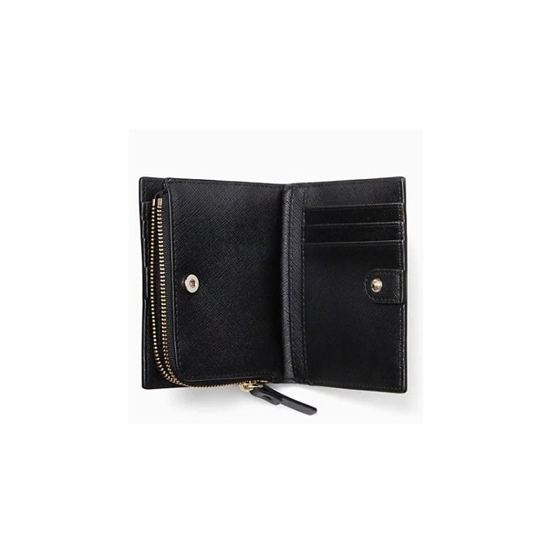 Kate Spade Laurel Way Small Shawn Small Wallet Black - BeautyKitShop